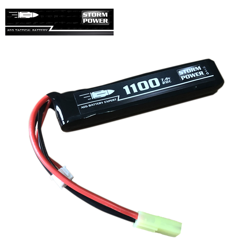 1100mAh 7.4V STORM POWER 