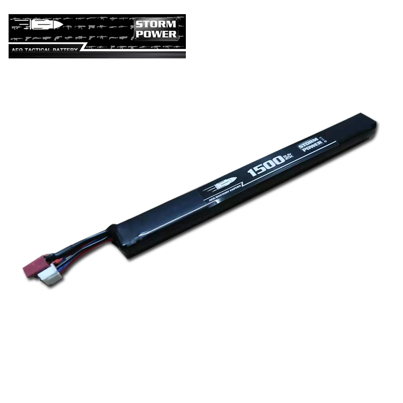 1500mAh 11.1V AEG AK BatteriesSTORM POWER LiPO BATTERIES Airsoft Gun