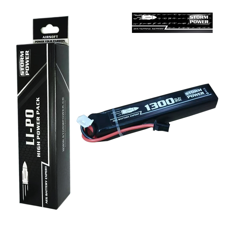 1300mAh 11.1V STORM POWER