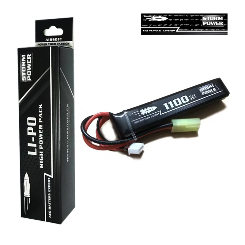 1100mAh 11.1V STORM POWER 